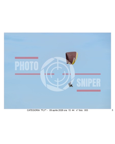 FLY BORSO DEL GRAPPA 09/04/26 ORA 15.00 - 16.00 N°003