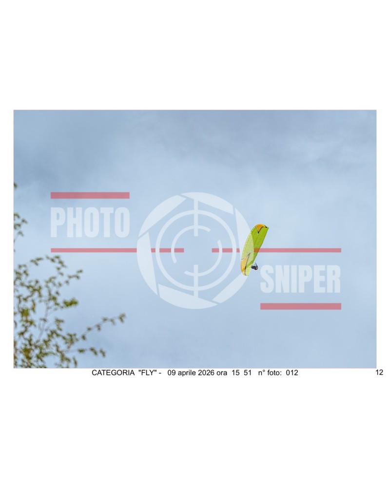 FLY BORSO DEL GRAPPA 09/04/26 ORA 15.00 - 16.00 N°012