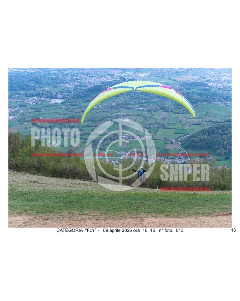 FLY BORSO DEL GRAPPA 09/04/26 ORA 16.00 - 17.00 N°013