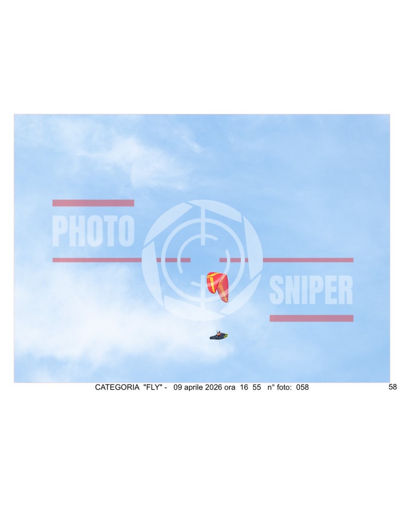 FLY BORSO DEL GRAPPA 09/04/26 ORA 16.00 - 17.00 N°058
