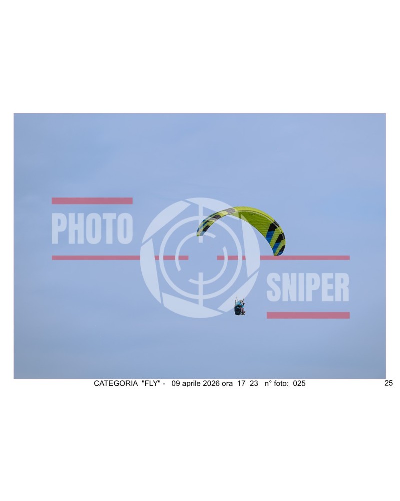 FLY BORSO DEL GRAPPA 09/04/26 ORA 17.00 - 18.00 N°025