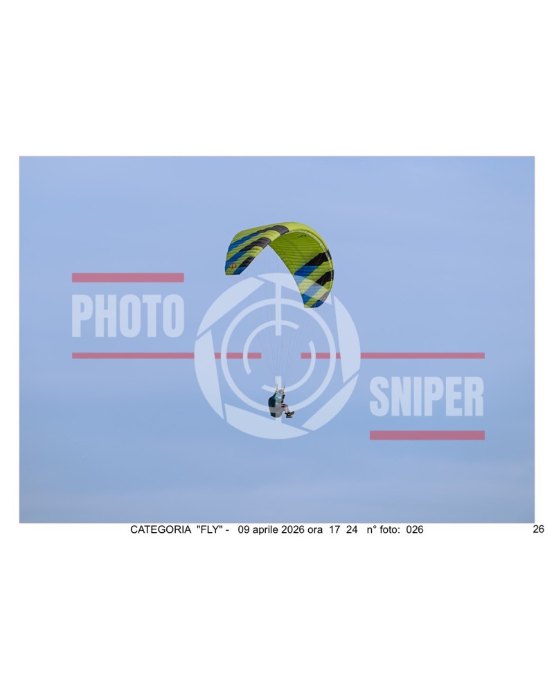 FLY BORSO DEL GRAPPA 09/04/26 ORA 17.00 - 18.00 N°026