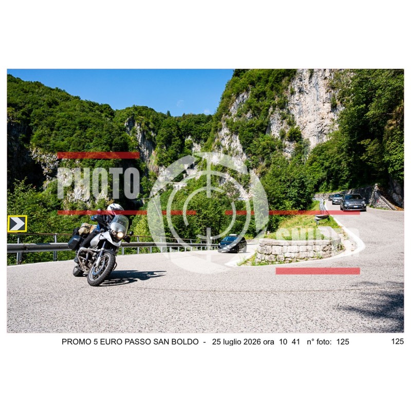 PROMO 5 EURO PASSO SAN BOLDO - 25 - 07 - 2026 ORA 10.00/11.00 N°125