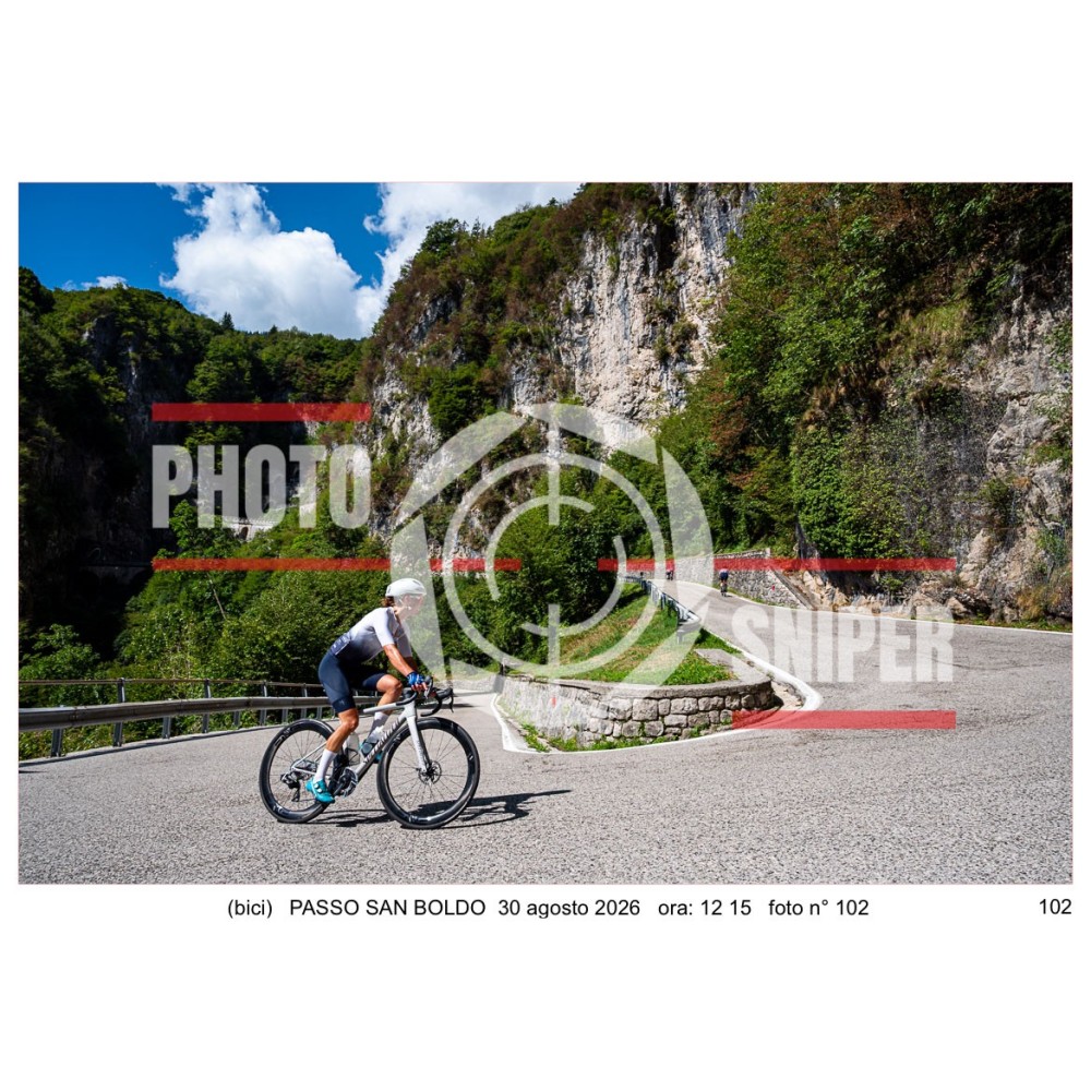 (bici) PASSO SAN BOLDO DOMENICA 30 AGOSTO 2026 ORA 10/12,30  FOTO N° 102